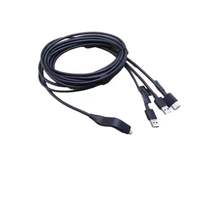 Câble de données DEEPOON DPVR E3C pour casque, câble original trois-en-un pour lunettes VR 9D, pièces de rechange pour réalité virtuelle