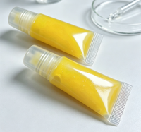 Tube de gloss à lèvres écologique et doux en stock, tube d'emballage compressible recyclable pour huile et sérum à lèvres