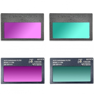 Auto oscuramento del casco di saldatura filtro vero colore 108*50*5mm confortevole a cristalli liquidi protezione per saldatura ad energia <span class=keywords><strong>solare</strong></span> - Product Image 2