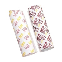 Papier sulfurisé de qualité alimentaire, conception personnalisée, enduit de PE simple face, résistant à la graisse, pour emballage de biscuits, fast-food, gelée, sur mesure