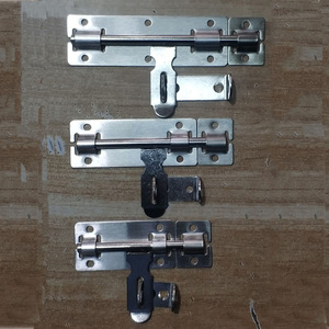 201304 Stainless Steel Door Bolt 4 6 8 Inch F Type <b>Pin</b> Lock For Iron Wooden Doors - Product Image 4