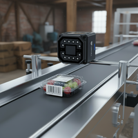 LONVILL Scanner de codes-barres multifonctionnel polyvalent à focale fixe avec grand écran intégré pour une utilisation autonome dans des environnements difficiles