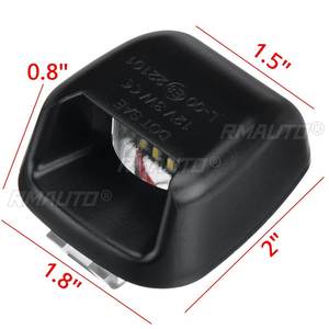 4PCS 2PCS Feux de plaque d'immatriculation LED blancs IP67 18SMD 3W pour Nissan Navara D40 2005-2016 Frontier 2005-2019 Accessoires - Product Image 5