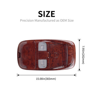 Conjunto de Luz de Techo con Patrón de Madera de Palisandro para Dodge Ram 1500 1999-2002, Consola Superior con Almacenamiento - Product Image 3