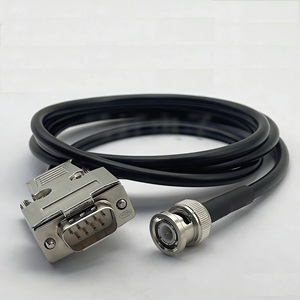 Câble DB9 DB15 DB25 vers BNC de longueur personnalisée 0,5 m 1 m avec blindage tressé et gaine en PVC pour transfert de signal informatique - Product Image 2