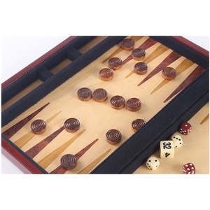 Juego de Backgammon de Madera Personalizado al por Mayor, Juego de Mesa de Alta Calidad, Ajedrez, <span class=keywords><strong>Ludo</strong></span>, para Niños, para Interiores - Product Image 5