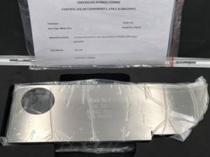 DTEC V1 ultrasonik kalibrasyon bloğu, UT blok, kalibrasyon blok tekne kalibrasyon blokları - Product Image 2