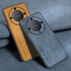 Étui de luxe en cuir PU pour <span class=keywords><strong>Honor</strong></span> X9A X9B X8A X7A X6A <span class=keywords><strong>Coque</strong></span> arrière de Protection mate pour <span class=keywords><strong>Honor</strong></span> Magic 4 5 Lite X40 <span class=keywords><strong>Coque</strong></span> - Product Image 1