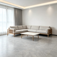 Carrelage en porcelaine effet marbre moderne 300x300, mat, antidérapant, pour sols intérieurs commerciaux et résidentiels