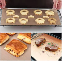 Vente chaude Shanghai Haisheng papier sulfurisé parchemin cuisson doublures feuilles double couche gâteau alimentaire emballage cuisson doublures"