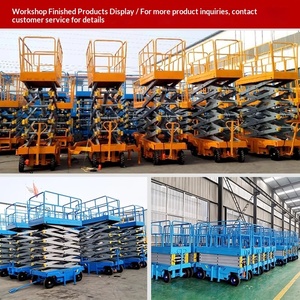 Plataforma elevadora móvil de tijera hidráulica, plataforma elevadora, escalera elevadora para trabajos aéreos - Product Image 4