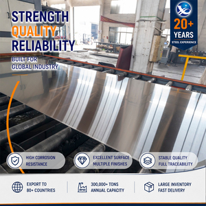 316Ti 321 Brushed Finish 4.0mm x 1250mm 5x10' Pickled AISI Stainless Steel Plate for Water Treatment - Product Image 1