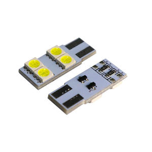 หลอดไฟรถยนต์ T10 5050 LED 5W5 Canbus พร้อมหลอดไฟ LED SMD 4 ดวง แรงดันไฟฟ้า 12V - Product Image 3