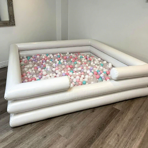 <span class=keywords><strong>Piscine</strong></span> gonflable blanche en PVC commerciale sauter maison de rebond <span class=keywords><strong>piscine</strong></span> à balles piscines océaniques pour les enfants - Product Image 1
