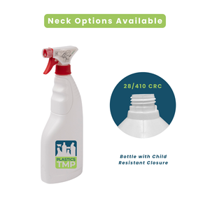 Botella pulverizadora de plástico plana al por mayor, material reciclado HDPE de 750 ml, embalaje de limpieza para el hogar resistente a los niños, proveedor de Bélgica - Product Image 5