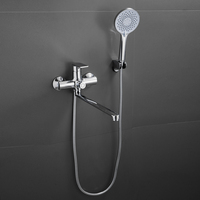Ensemble de robinetterie de douche murale de haute qualité pour salle de bain, à double fonction