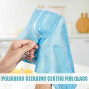 <span class=keywords><strong>Panni</strong></span> <span class=keywords><strong>per</strong></span> la pulizia del vetro in <span class=keywords><strong>microfibra</strong></span> senza striature senza pelucchi pulisci rapidamente le finestre, parabrezza in acciaio inossidabile <span class=keywords><strong>per</strong></span> la pulizia delle case - Product Image 2