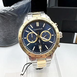 Montre à quartz pour homme, best-seller, multifonctionnelle, <span class=keywords><strong>chronographe</strong></span>, calendrier, simple, bracelet en acier inoxydable de 22 mm, aiguilles - Product Image 1