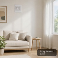 Ventilateur d'extraction de cuisine carré en plastique de 10 pouces, OEM, faible bruit, mural, avec connecteur de conduit, 40W