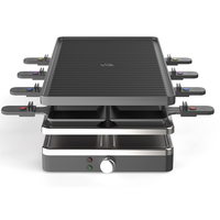 Plaque de cuisson électrique Teppanyaki ANDONG avec poêles antiadhésives pour steak, ailes de poulet, barbecue