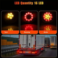 Venta caliente 24V Sistema de iluminación automática Nueva lámpara LED de camión redondo de 4 pulgadas con luz de marcador lateral de coche de bajo precio