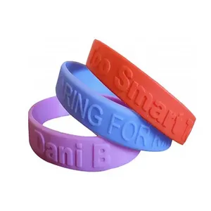 Rubber Bracelet Wrist Band Custom Silicone Wristband Sport Souvenir Free Cheap Good Promotional Gift Silicon Cancer Glow Silicon