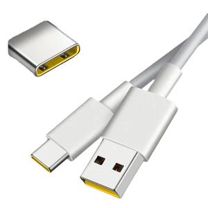 Câble de données Type C 2m, charge rapide pour téléphones Android, matériau TPE/TPR durable, tête unique, beige - Product Image 2