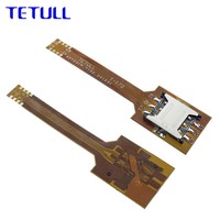 Adaptateur ESIM vers carte SIM avec conducteurs en bronze phosphoreux plaqués or, adaptateur ESIM vers NanoSIM FPC