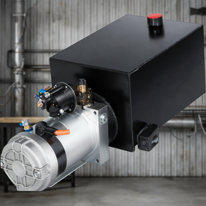 Unité hydraulique de haute qualité DC12V/1.6KW en fonte avec garantie de 6 mois pour remorque à benne basculante, unité hydraulique pour camionnette - Product Image 3