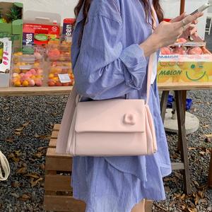 Women's Crossbody Bag Milky White Small <b>Square</b> <b>Adjustable</b> Strap Portable Everyday Outfits Cover Type Chest Bag - Product Image 4