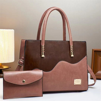 Sac pour femme en cuir PU grande capacité, nouveau design contrasté 2026