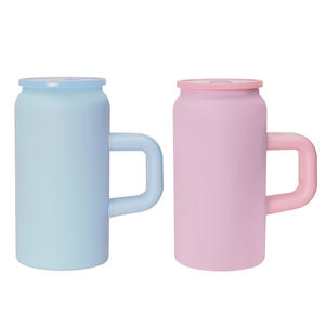 नया आगमन 16 औंस स्टेनलेस स्टील टंबलर वैक्यूम इंसुलेटेड रंग के सबलिमिनेशन पुआल ढक्कन कुआ सकता है - Product Image 5