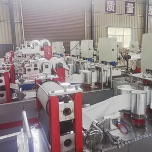 Low Cost Fully Automatic High Speed Tissue Paper Napkin Making Machine
