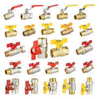IFAN Ventes directes Vanne à boisseau sphérique de haute qualité Forgé 1/4 "-1" Vannes à boisseau sphérique en laiton pour gaz d'eau