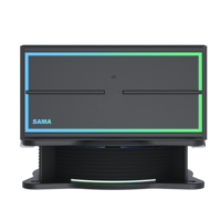 SAMA Prêt à expédier Refroidisseur de processeur universel 9 cm pour plateformes AMD et INTEL, radiateur de refroidissement en cuivre pour PC, ventilateur de refroidissement CPU