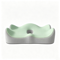 Ensemble de coussins de siège auto orthopédiques en mousse à mémoire de forme, ergonomiques, avec soutien lombaire et fessier, amovibles, lavables, personnalisables, vente en gros
