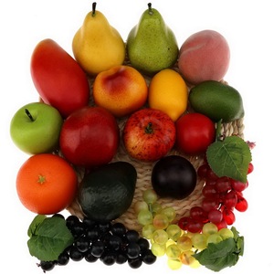 Fruits artificiels de haute qualité, assortiment pomme, pêche, orange, raisin, mangue, accessoires réalistes, décorations artisanales en mousse, décoration intérieure - Product Image 2