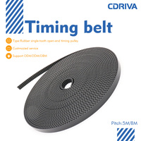 Correa de Distribución de Goma de Alta Precisión Cdriva, Correas de Transmisión Estándar para Impresión 3D/Mecanizado CNC/Transmisión de Potencia