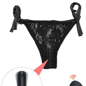 Wearable Bullet Vibrator Fingerring Drahtlose Fernbedienung Spitze Höschen Vibrator Weibliche Masturbation Adult Sexspielzeug für Frauen - Product Image 1