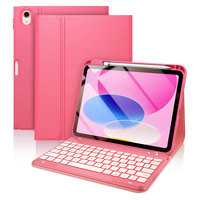 Étui de protection pour iPad 11 avec clavier magnétique sans fil détachable, coque souple pour iPad 10, Air 8 nouveau 2026
