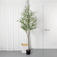 Plantes artificielles d'olivier en plastique écologique de haute qualité, feuilles hautement réalistes, pot personnalisé, décoration intérieure
