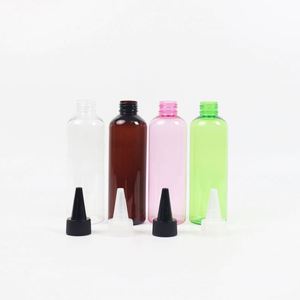 With Nozzle Reuse Plastic Glue Needle Squeeze Applicator Bottle Tip For Hair Oil