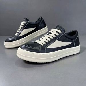 Zapatos Casuales de Moda para Hombre 2025, Zapatillas Urbanas de Cuero Genuino con Forro de Algodón, Nuevo Lanzamiento Moderno y a la Moda - Product Image 3
