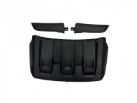 Panneau de garniture de capot en ABS noir mat, aérateur de capot, couvercle de moteur, compatible avec Ford Raptor F150 2022-2026