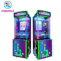 Funspace Vente en gros Mini machine de jeu cadeau personnalisée Machine de jeu d'arcade à pièces Empileur de briques Ticker Redemption