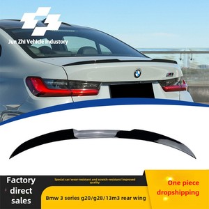Aileron arrière spécial pour BMW Série 3 G20 G28 I3, noir brillant, fixe, en fibre de carbone, pour toit, en ABS, style M3, pour Série 3 - Product Image 2