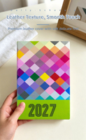 Agenda annuel OEM 2027, journal anglais, page quotidienne, plan d'auto-discipline, carnet pour cadeaux d'affaires, cadeaux personnels