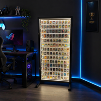 Étagère de rangement LED personnalisée pour la présentation de collections et la présentation en magasin