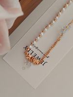 Collier tendance avec pendentif à franges de perles, zircon et chaîne en argent tibétain, bijoux pour femmes, cadeau pour occasions spéciales