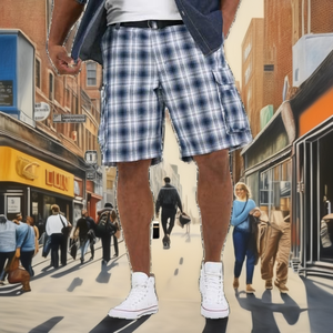Tianan Clothing Logo Custom Men's Solid Elastic Waist Cargo Shorts Multi-pocket Casual Comfortable Breathable Waterproof 100% - Product Image 2